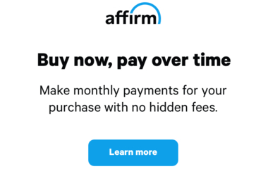 Affirm Financing Available!